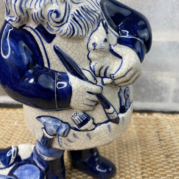 Limited Edition '97 Potting Shed Dedham Pottery Santa and Toys Ceramic Figurine - Picture 6 of 15